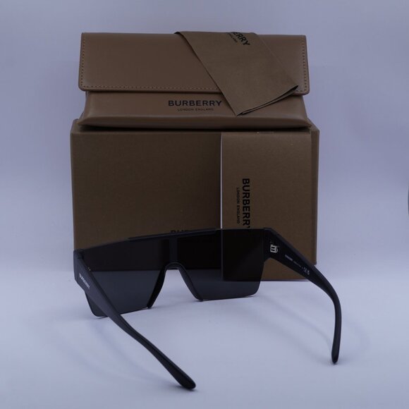 Burberry BE4291 3464/87 Shield Sunglasses - Black/Grey main image 9